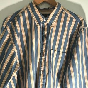 Abercrombie & Fitch Muscle Striped Shirt Teal